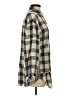 Versona 100% Cotton Plaid Gray Long Sleeve Button-Down Shirt Size S - photo 4