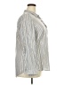 Westport Stripes Silver Long Sleeve Blouse Size 2X - photo 4
