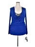 Baby Phat 100% Rayon Blue Long Sleeve Top Size 2X - photo 1