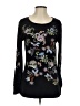 Assorted Brands Floral Black Pullover Sweater Size S - photo 1