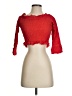 Lovers + Friends 100% Viscose Red 3/4 Sleeve Top Size S - photo 1