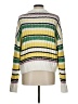 Desigual Stripes Yellow Pullover Sweater Size L - photo 2