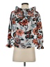 Tuckernuck 100% Polyester Gray 3/4 Sleeve Blouse Size XS - photo 2