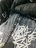 Unbranded Print Black Casual Pants Size 8 - photo 9