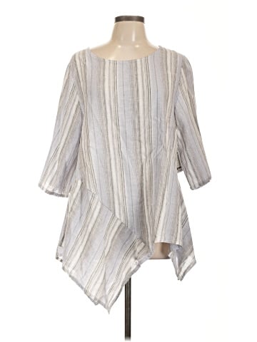 For Cynthia Short Sleeve Blouse (view 1)
