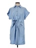 Assorted Brands Stripes Blue Casual Dress Size S - photo 1