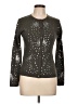 Poleci 100% Acrylic Silver Cardigan Size L - photo 1