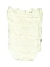 Rabbit Bear 100% Cotton Yellow Short Sleeve Onesie Size 0-3 mo - photo 1