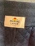 Marine Layer Chevron-herringbone Blue Casual Pants Size L - photo 7