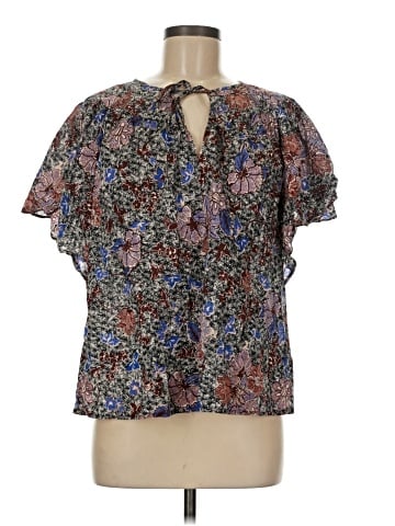 C&C California Short Sleeve Blouse (view 1)
