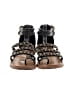 Chanel Black Leather Chain Strap Gladiator Sandals Size EU 38 - photo 2