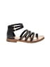 Chanel Black Leather Chain Strap Gladiator Sandals Size EU 38 - photo 1