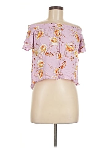 Rewind Short Sleeve Blouse (view 1)