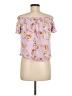 Rewind Floral Pink Short Sleeve Blouse Size M - photo 2