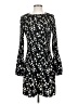 Maje 100% Polyester Stars Black Casual Dress Size Sm (1) - photo 1