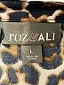 Roz & Ali Animal Print Brown 3/4 Sleeve Blouse Size L - photo 7