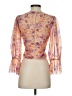 AMUR 100% Silk Orange 3/4 Sleeve Silk Top Size XS - photo 2