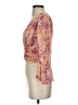 AMUR 100% Silk Orange 3/4 Sleeve Silk Top Size XS - photo 5