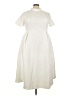 Unbranded 100% Polyester Solid Ivory Casual Dress Size 3X - photo 1