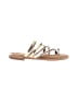 Venus Gold White Sandals Size 8 - photo 1