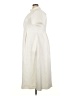 Unbranded 100% Polyester Solid Ivory Casual Dress Size 3X - photo 5