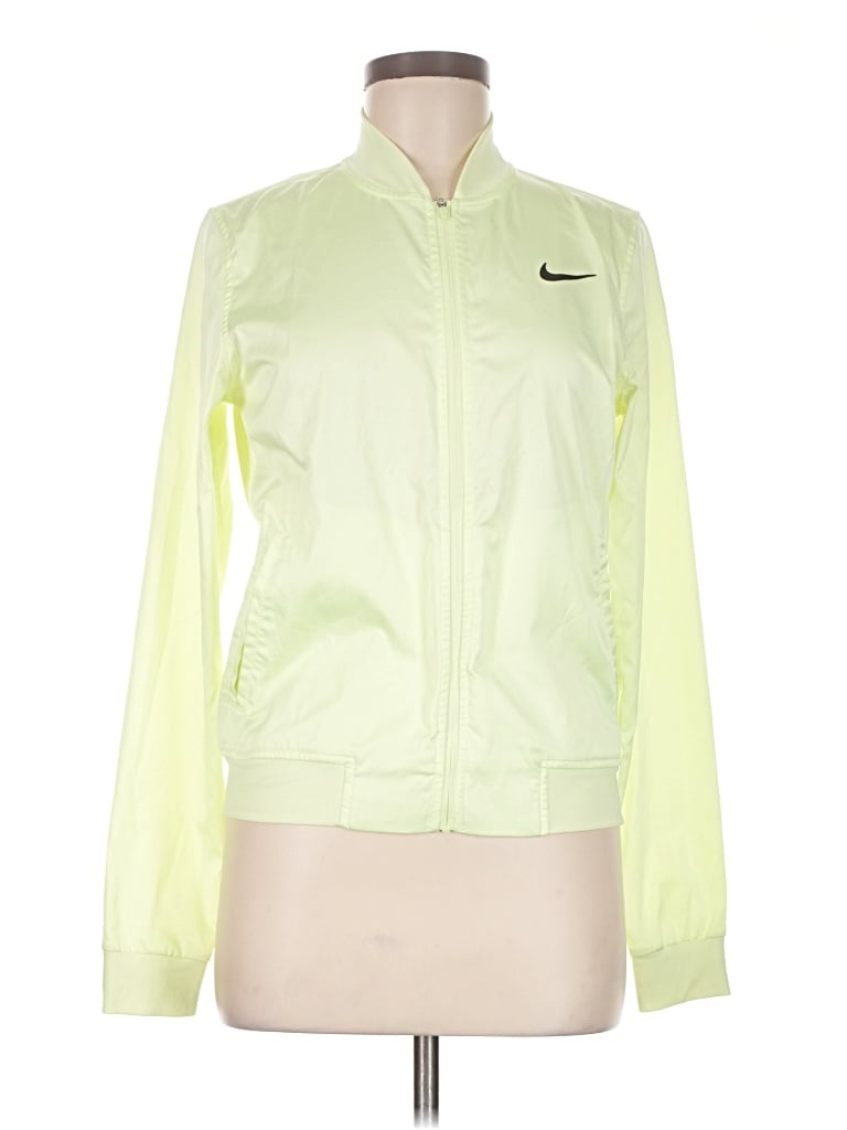 Pre-owned Nike Cardigan Sweater In Green