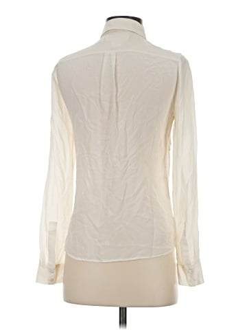 Joe Fresh Long Sleeve Silk Top (view 2)