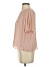 Chelsea28 100% Polyester Pink Short Sleeve Blouse Size S - photo 5