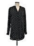 Gianni Bini Polka Dots Black Long Sleeve Blouse Size S - photo 1