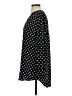 Gianni Bini Polka Dots Black Long Sleeve Blouse Size S - photo 5
