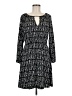Collective Concepts Print Black Casual Dress Size M - photo 1