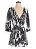 Assorted Brands Graphic Gray Black Romper Size S - photo 1