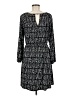Collective Concepts Print Black Casual Dress Size M - photo 2