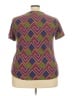 One Step Up Chevron-herringbone Brown Short Sleeve T-Shirt Size 3X - photo 2