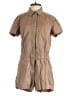 Sorella Solid Tan Romper Size S - photo 1