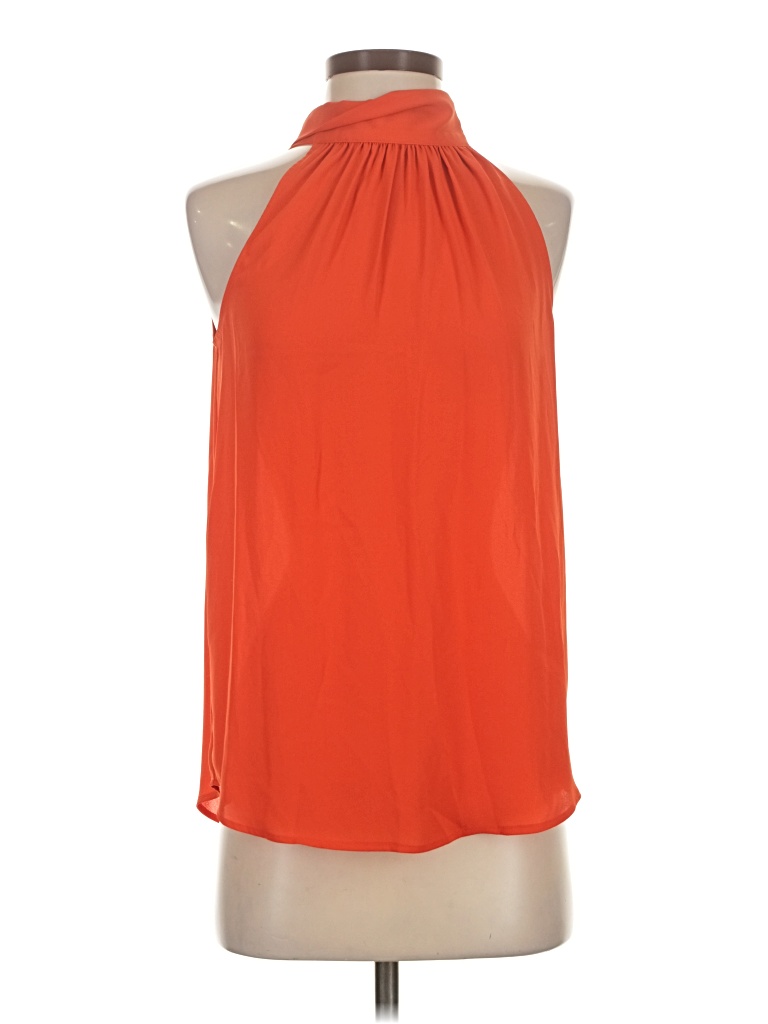 Pre-owned Jcrew Sleeveless Blouse In Orange