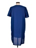 Faded Glory 100% Polyester Solid Blue Casual Dress Size 12 - 14 - photo 2