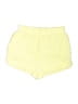 Mable 100% Cotton Solid Yellow Shorts Size S - photo 2