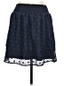 Bobeau 100% Polyester Paisley Blue Casual Skirt Size L - photo 1