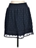 Bobeau 100% Polyester Paisley Blue Casual Skirt Size L - photo 2