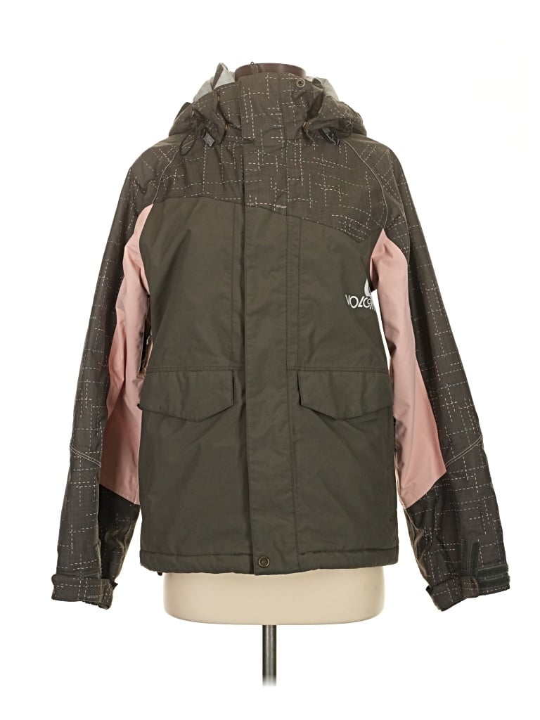 Pre-owned Volcom Jacket In Green