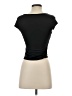 Shein Black Short Sleeve Top Size 4 - photo 2