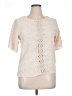 David's Bridal Ivory Short Sleeve Blouse Size XL - photo 1