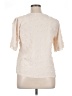 David's Bridal Ivory Short Sleeve Blouse Size XL - photo 2