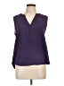 Papermoon 100% Polyester Purple Sleeveless Blouse Size L (petite) - photo 1