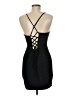 Unbranded Solid Black Cocktail Dress Size M - photo 2