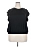 Stylus Black Short Sleeve Top Size XXL - photo 1