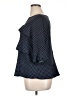Ann Taylor 100% Polyester Blue 3/4 Sleeve Blouse Size XL - photo 5