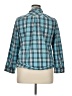 Talbots Argyle Teal 3/4 Sleeve Button-Down Shirt Size XL (petite) - photo 2
