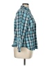 Talbots Argyle Teal 3/4 Sleeve Button-Down Shirt Size XL (petite) - photo 4